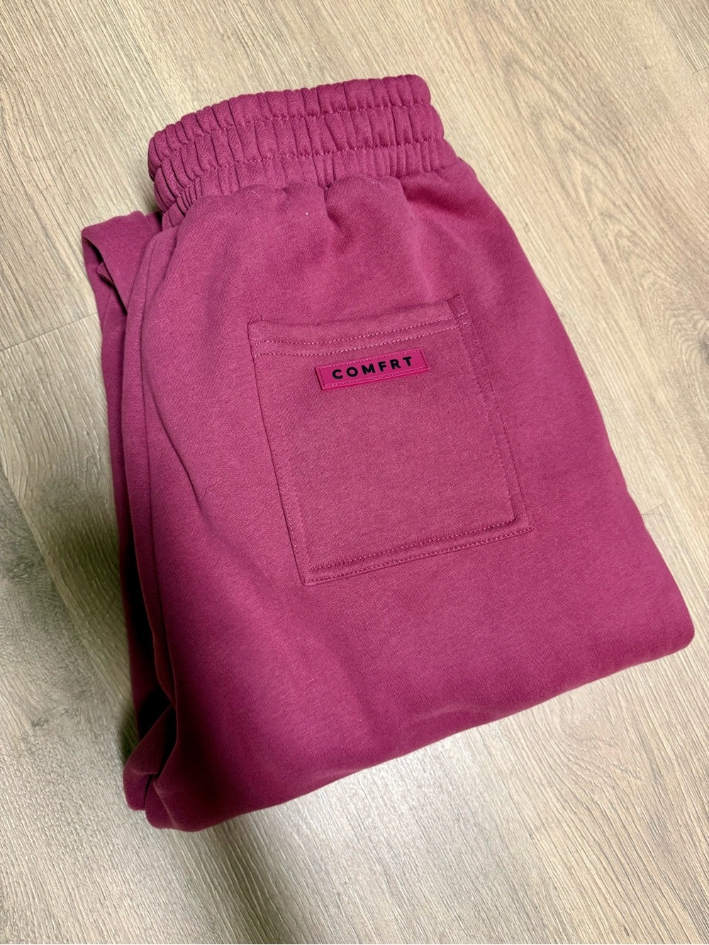 Comfrt Women's Dusty Rose Jogger sweatpants